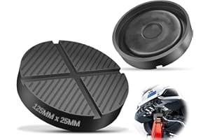 Mbsomnus 2 Stück Universal Wagenheber Gummiauflage 125x26mm mit Rillen Jack Pad Adapter Kompatibel mit Mercedes Audi für Auto Hebebühnen