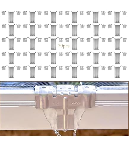 25 Clip Drenaggio Pannelli Solari 30mm - Sistema Pulizia Automatica Acqua E Fango - Foto 6