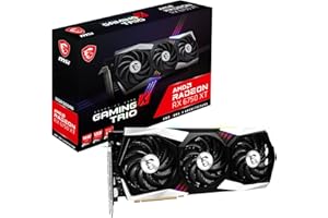 ‎MSI MSI Radeon RX 6750 XT GAMING X TRIO 12G Grafikkarte - AMD RX 6750 XT, GPU 2554/2623 MHz, 12000MB DDR6 Speicher, Memory Speed 18000 MHz, Memory Bus 192bit