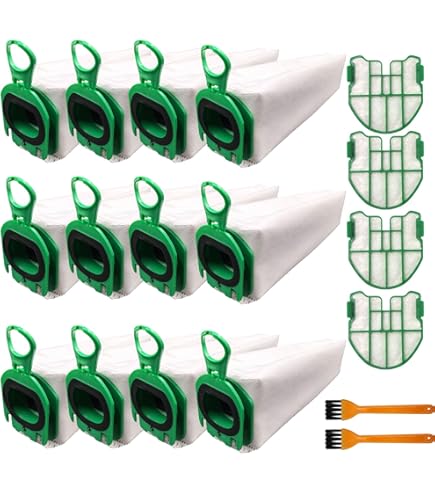 12 Sacchetti Per Aspirapolvere Vorwerk VB100 FP100 - Filtro 3 Strati, Compatibili Con Kobold | Ricambio - Foto 2
