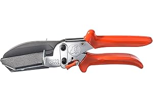 Original Löwe - Tijeras profesionales para cables 3.606/HÜ con palanca y 90 grados de golpes para uso profesional, para cortes precisos en listones de plástico, conductos de cables de PVC