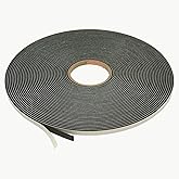 G-CHARGE Single Sided High Density Self Adhesive Gasket Tape, Weather Stripping Doors and Window Insulation Soundproofing (1/