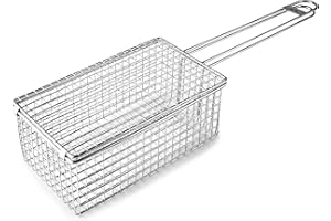 IBILI Parrilla - Cesto para Almejas y verduras - 24x13x8 cm - Acero Inoxidable 18%