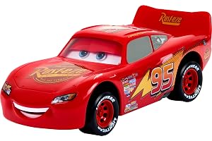 Cars Best Buddy McQueen | 7-inch Long Toy Car with Facial Expressions Including Eye & Mouth Movements