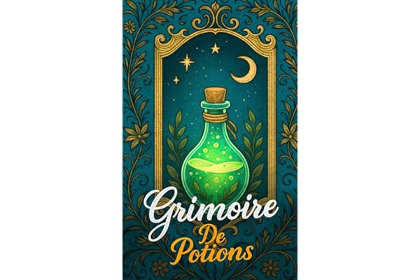 Grimoire de Potions: Une guide pratique pour créer la magie naturelle la plus puissante avec des plantes, des bougies et des pierres