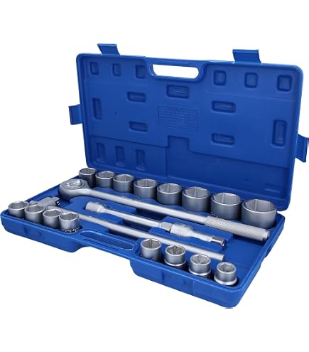 FACOM Steckschlüssel 3/8 Zoll, SW 24 Mm – 12-kant, Glanzverchromt, Für Präzises Arbeiten