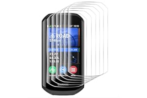 GIOPUEY Ochraniacz ekranu do Garmin Edge 1050, [6 sztuk] HD przezroczyste TPU miękkie folie ochronne z warstwą oleofobową - przezroczyste