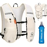 ONETOALL Men's Women's Lightweight Hydration Backpack Trail Running, Running Backpack, Running Vest with 2L Water Bag or 500