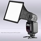 Bouchon Diffuseur Souple Neewer Pro Universel – Adoucissez La Lumière De Votre Flash (Canon, Nikon)