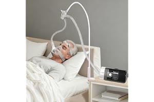 NOGSAY CPAP Schlauchheber und Schlauchunterstützung,CPAP Schlauchhalter Aufhänger zur Verhinderung von CPAP Schläuchen Leckage & Verwicklung,Flexibel,um in jeden Raum zu passen,Verstellbar & Robust