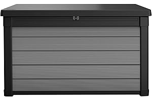 ONDIS24 Keter Premier 200 G - Contenitore per cuscini XXL, 757 litri, con molle a gas, ca. 151,7 x 72,5 x 90 (H) cm (Premier)