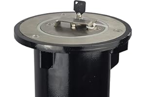 ICAN PRODUCTS Heavy Duty Telescopic Retractable Security Post Driveways, Carports and Garages Concrete Set Type