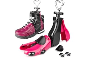 SULPO Schuhspanner 3 Gr. - Schuhdehner Schuhweiter - Schuhstrecker - um Drückende Schuhe zu weiten - Für Zu Enge Schuhe - Herren, Damen, Sneakers, Stiefel, Stiefeletten - Extrastark, Verstellbar