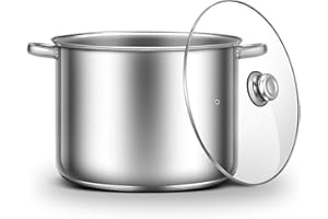 Ribelli Casserole de capapcité d'env. 20 l - convient comme marmite à goulasch, casserole à soupe ou pot d'asperges - y compris induction