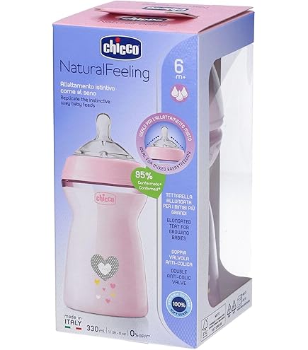 Chicco fopspeen Physio soft, 100% silicone, 2 stuks, verkrijgbaar in verschillende kleuren 0-6 Maanden wit/roze
