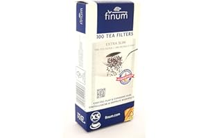 Finum Lot de 100 filtres papier pour thé saboreatéycafé taille XS - individuels