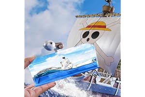 FIYSON Flacone liquido per navi da crociera – Inaffondabile barca in una scatola, One Piece – Mille Sunny Nave Collection, Never Sink Fluid Drift, per tavolo e auto decorazione (stile 2)
