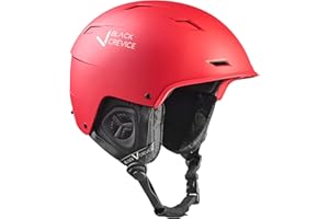 Black Crevice GERLOS Casque de Ski Respirant pour Homme et Femme avec Ouvertures d'aération I Casque de Ski Unisexe de qualité supérieure I Casque de Ski réglable avec Support de Lunettes de Ski