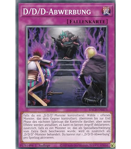 YuGiOh D/D/D-Wellenvergessenskönig Cäsar Ragnarok 1. Auflage + GWINDI Etui