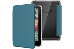 MoKo Custodia Compatibile con Kindle Paperwhite da 7 Pollici 12a Generazione 2024, Cover Leggera con per eBook Reader in TPU Morbido Auto Sveglia/Sonno, Gemma Verde