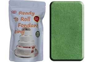 SIMPLY HEAVEN PASTE Simply Heaven 240g Regal Rollable Fondant Sugarpaste Icing (Gluten Free) (Holly Green)