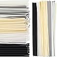 Saintrygo 78 Pieces Plastic Welding Rods, PU PP ABS PE TPO PA PC 7 Types of Plastic Welding Repair Rods Strips Common Plastic Welding Rods Kit for Car Bumpers Daily Plastic Repair, 7.9 Inch