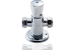 DEVACURL Deva NCT002 Exposed Self Closing Thermostatic Shower Valve with Chrome Finish