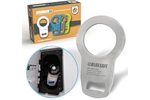 MANUFAKTUR3D MaJoCompTec® Fusible de couvercle de réservoir I Fusible de réservoir AdBlue I Accessoire de camion camping-car (pour Citroën Jumper, acier inoxydable)