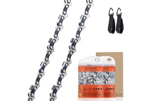 Savior 2-Pack 12 Inch Chainsaw Chain for Ryobi OCS1830, 45 Links, .043" Gauge, 3/8" LP, Low-Kickback Chains Compatible with Dewalt DCM565N, Bosch AKE 30 S and More