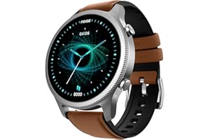 NoiseFit Halo 1.43" AMOLED Display, Bluetooth Calling Round Dial Smart Watch, Premium Metallic Build, Always on Display, Smar