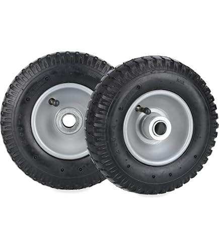 Zabi Luftreifen-Räder 225 Mm - Tragkraft 50 Kg, Achsloch 20 Mm, Für Transportrollen & Geräte