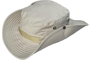 Taeku Cappello Boonie Uomo Donna Anti UV Protezione Solare a Tesa Larga Cappello per Esterni Safari Cappello da Sole per Esterno Escursionismo