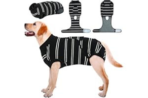 Kuoser Hundebody Nach Op, Hundebody Nach Kastration Rüde, Hundebody Nach Op Hündin,Atmungsaktive Body Hund Katzenbody Nach Op,Anti-Wundlecken Anzug Hund,E-Halsband Alternative Nach Hund Body Operation