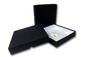 CUIDATUMUSICA CAJA PARA ARCHIVAR DISCOS DE VINILO LP - COLOR NEGRO -/ Ref. 1172