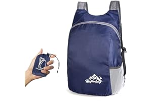 TSLBW Petit sac à dos pliable ultra léger, durable, léger et pliable pour homme et femme, pour sport de plein air, voyage, marche, randonnée, camping, vélo