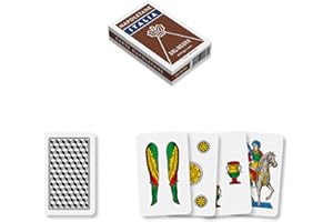 DAL NEGRO Dal - Napoletane Italia-braunes Federmäppchen regionale Spielkarten, Mehrfarbig, 3 bis 99 Jahre, 010069