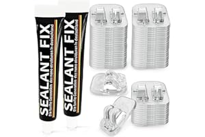 ThreeDokke 50 Ganchos Adhesivos Red para Gatos Terraza, con 2 Pegamento 40 ml, Gran Capacidad de Carga, Sin Taladrar, Resistentes a Las Heladas y Al Agua, Aptos para Paredes/Tejas/Paneles de Madera