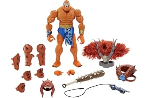 ​Masters of the Universe - Masterverse Beast Man Action Figure, grandi dimensioni, accessori, elementi in pelliccia sintetica, MOTU da collezione, Giocattolo e regalo per Bambini 6+ Anni, HGW41