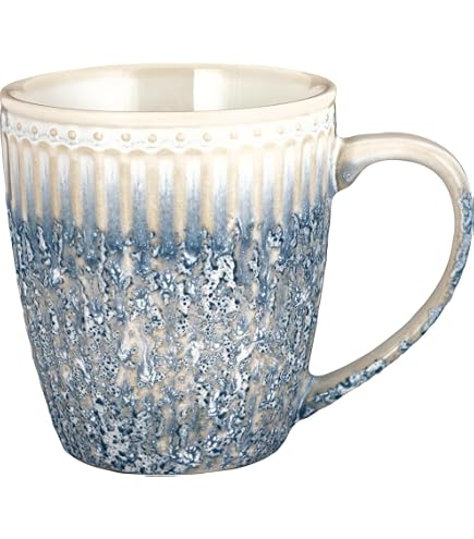 GreenGate Teekanne „Alice“ – 1 Liter, Oyster Blue, Keramik, Stilvolles Alltagsgeschirr