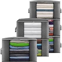 Lot De 6 Sacs De Rangement Sous Vide Réutilisables Pour Vêtements