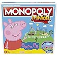 Monopoly Junior: Peppa Pig Edition Board Game For 2-4 Players, Board Game For Family & Kids Ages 5 And Up