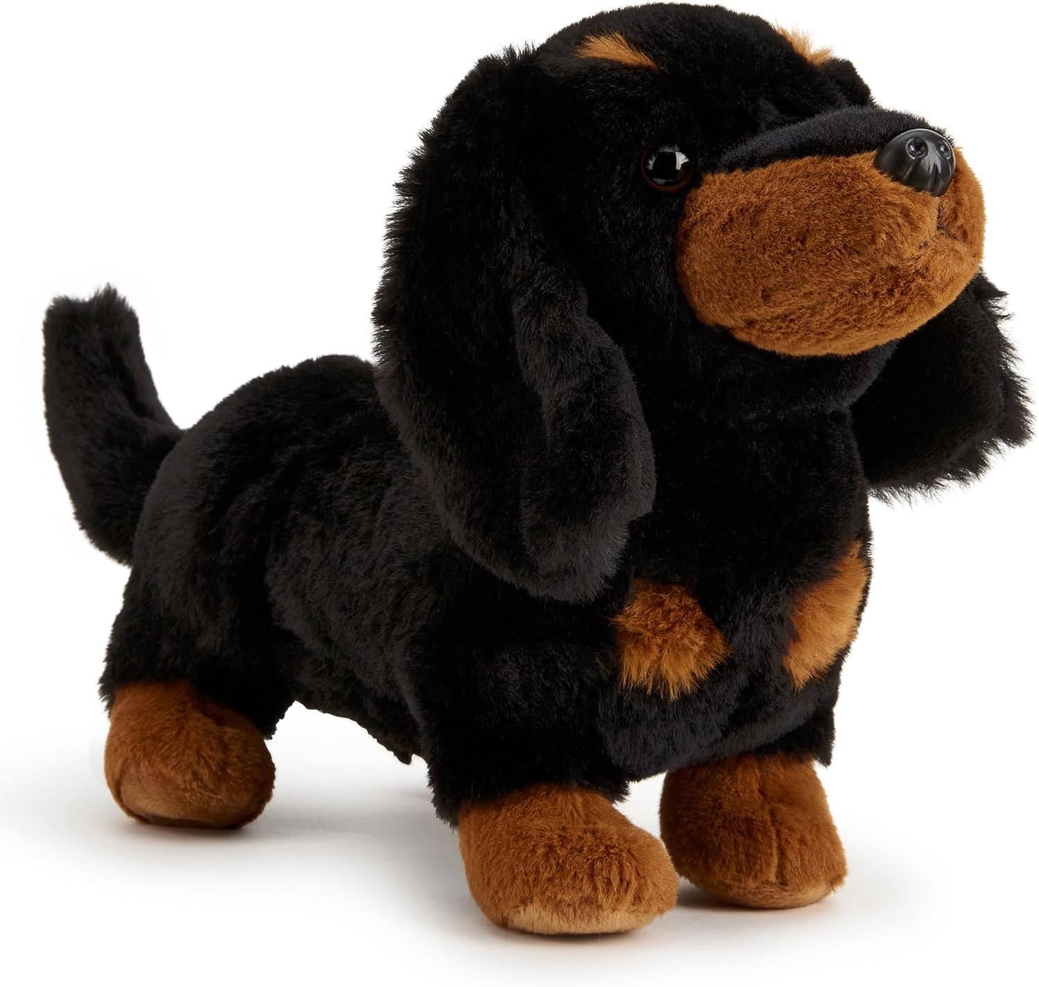 Zappi Co Daisy el Perro Salchicha de Peluche (20 cm) - Delicia de Perro Salchicha - Suave, Agradable, 100% Reciclado - Adorable Amigo Largo
