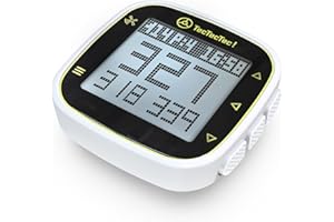 TECTECTEC! TecTecTec ULT-G Montre de Golf GPS Portable Ultra légère avec Batterie Rechargeable et écran LCD, préchargée avec 38 K dans Le Monde Entier, légère, Simple, Facile à Utiliser pour Homme et Femme