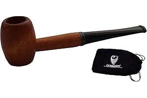 GERMANUS Original US Wooden Pipe - Classic, Straight