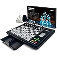 Vonset L6 Computer Chess Electronic Chess Board with Piece Position Display, Electronic Chess, Computer Chess Board with LED Light Chess Board Set for Adults and Kids for Beginners and Chess Lovers