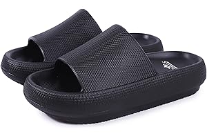 King Glory Femme Claquette Chaussons Hommes Sandales Unisexe-Adulte Antidérapante Pantoufle Semelles Épaisses Plage Sabot Mules Chaussures de Plage & Piscine