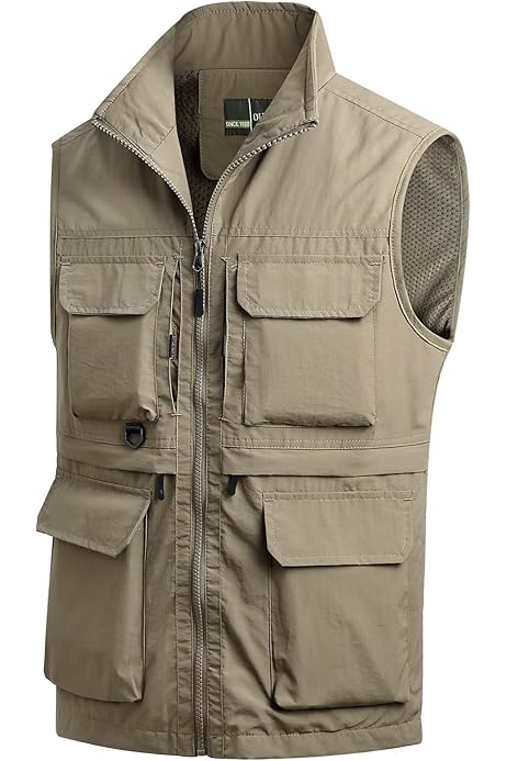 Gilet Uomo Da Lavoro Caccia Pesca Estivo Smanicato Multitasca Cotone 245g Expert - Foto 2