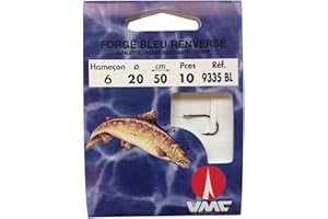 WATER QUEEN RAGOT RAGOT - Hamecons Montes Forge Bleu Renverse - 20-0,5M - 270631021 - N°-10pcs