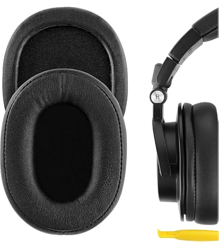 Cuscinetti Auricolari In Gel Rinfrescante Per Audio Technica ATH-M50X, M50, M50XBT, M40, M40X