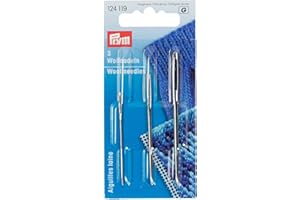 Prym 124119 Stricknadeln ohne Spitze, Nr. 1,3,5, Gold
